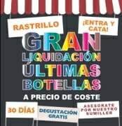Rastrillo con vinos de Santa Cecilia en Madrid