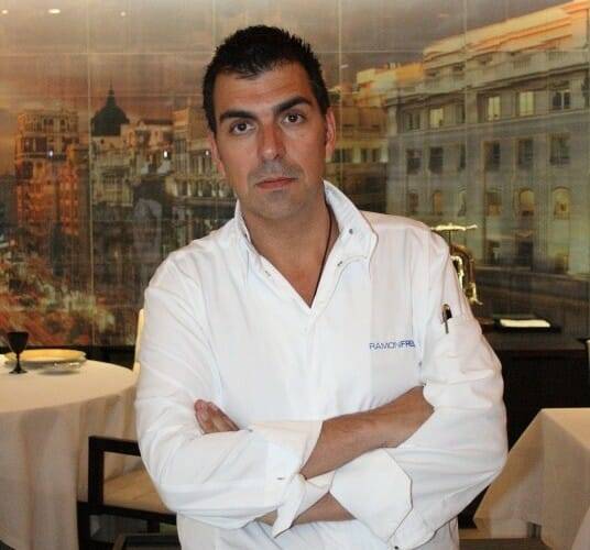 Ramón Freixa, en la sala de su restaurante