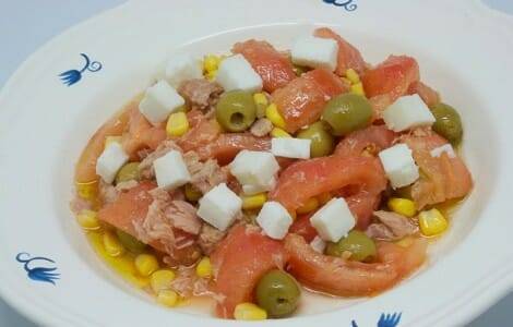 Ensalada de queso majorero