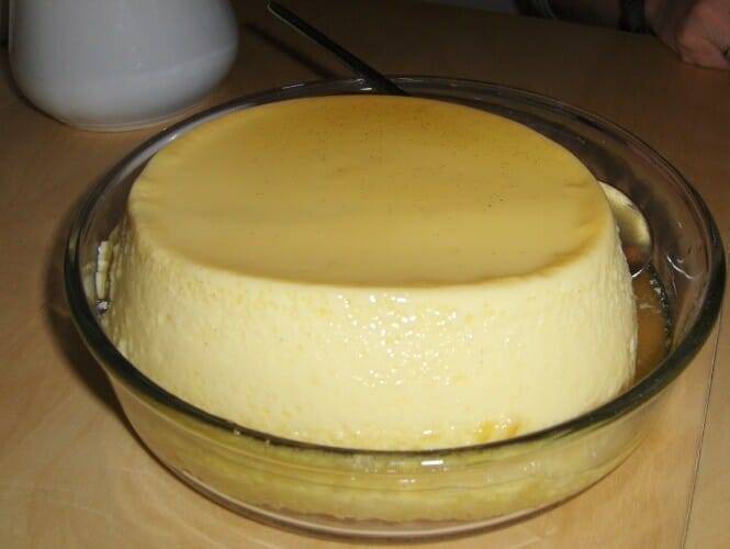 El flan sencillo de Anne
