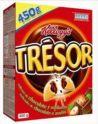 Caja de los nuevos Trésor de Kellogg's