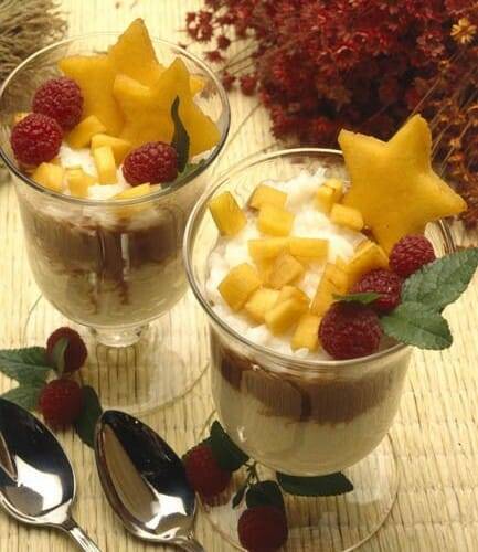 Arroz con frutas
