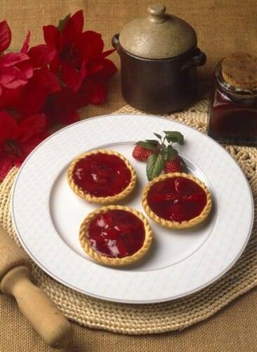 Tartaletas con fresas