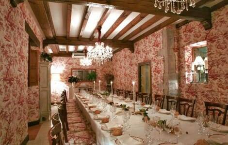 Sala de magnífica decoración del restaurante