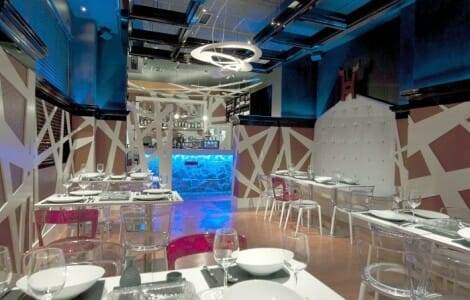 Detalle de la sala de Sushi & Buey