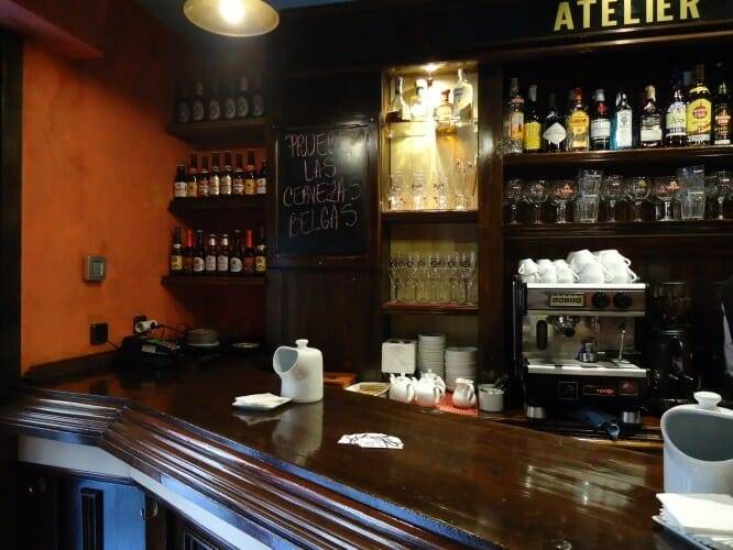 Detalle de la barra