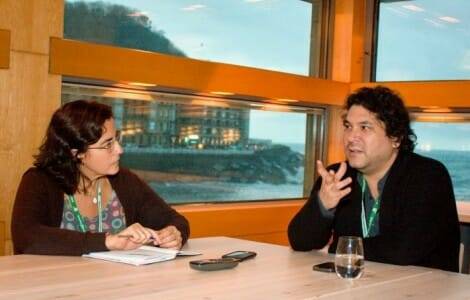 Imagen tomada durante la entrevista