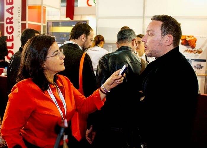 Tuvimos la oportunidad de hablar con Albert Adrià durante nuestra visita a Alimentaria 2012