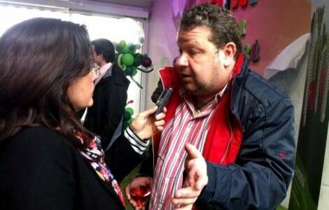 Imagen tomada durante la entrevista