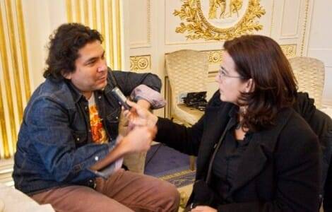 Imagen tomada durante la entrevista