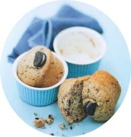 Muffins de Oreo Muffins de Oreo