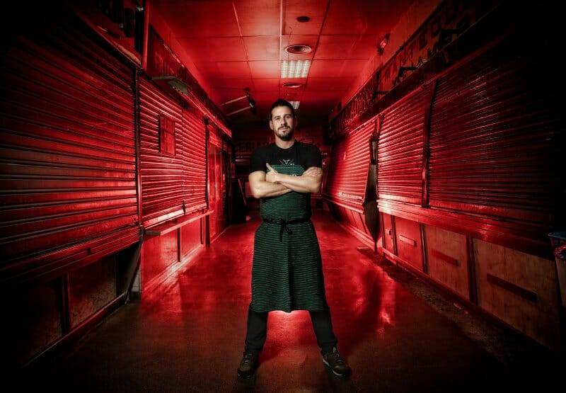 El chef Javi Estévez en la Tasquería