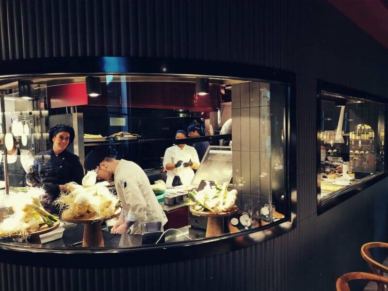 Cocina vista en Roostiq