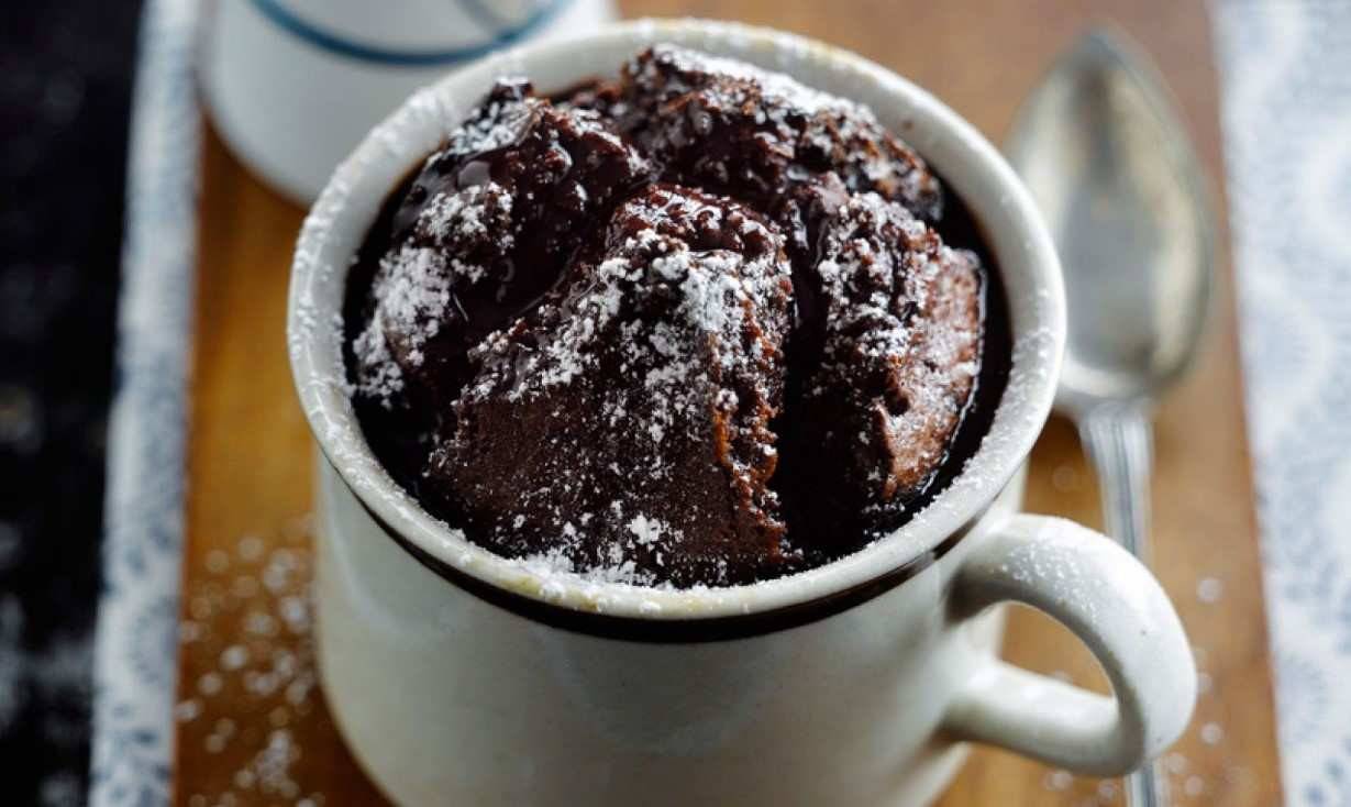 Mug Cake con cacao natural