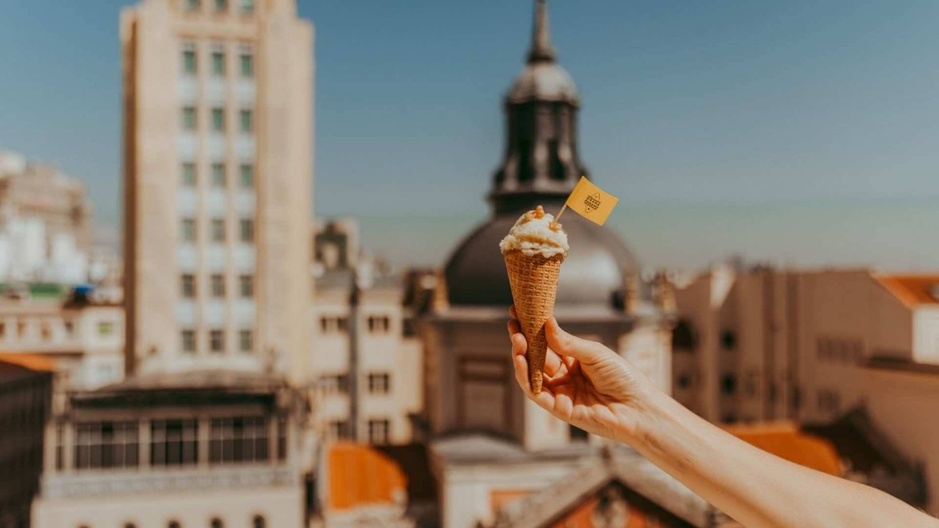 Ruta del helado artesanal de Queso Grana Padano en Madrid