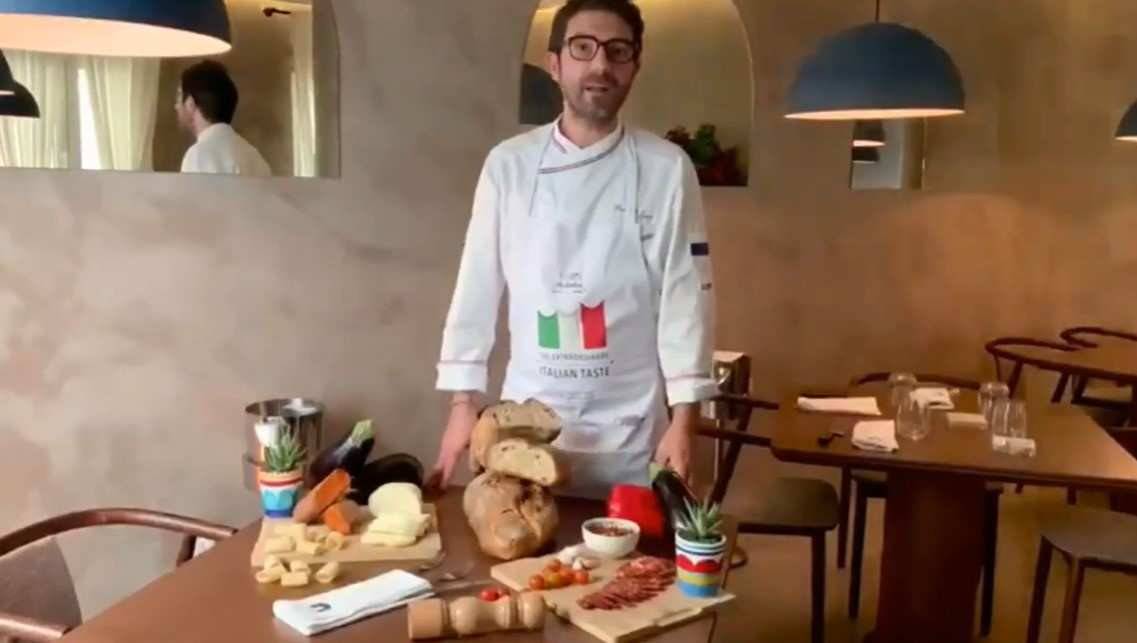 El cocinero Manfredi Bosco