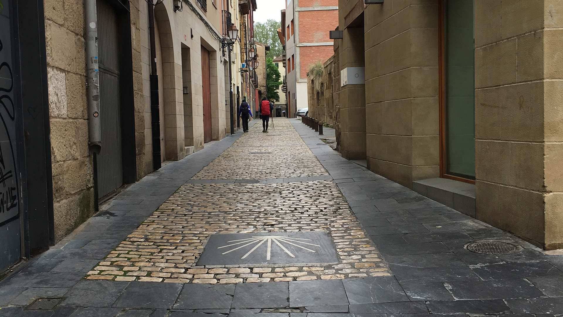 Ruavieja y Barriocepo trazan el Camino de Santiago en Logroño. Foto: ©ConMuchaGula