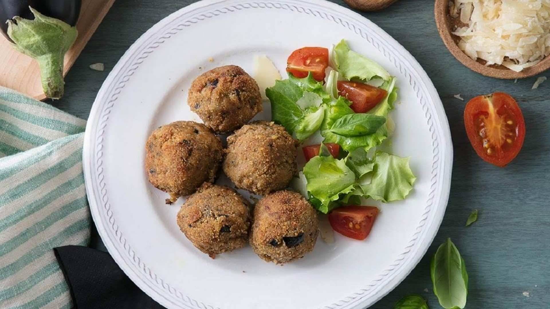 Receta de Albóndigas de Berenjena