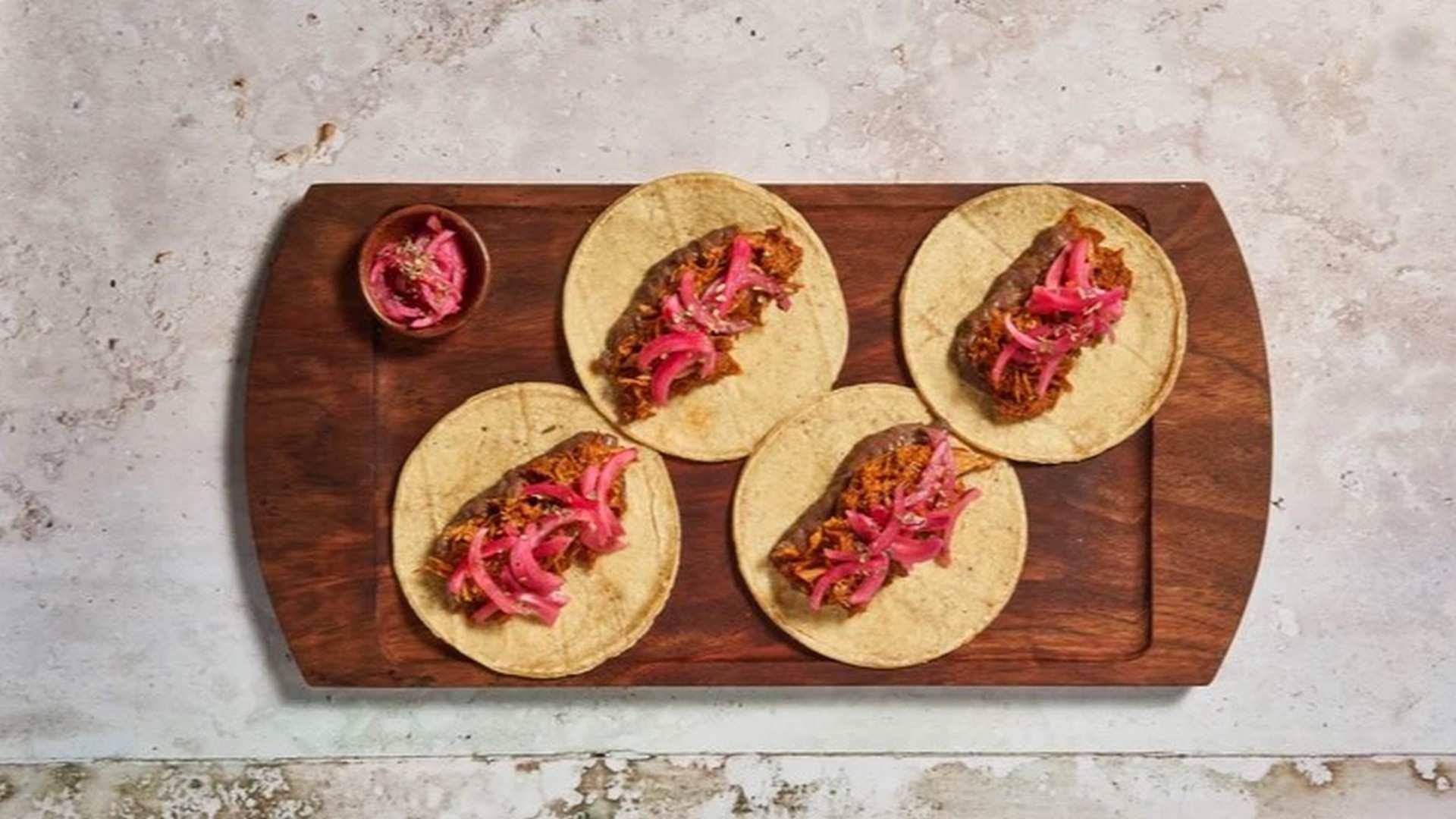 Tacos de Cochinita Pibil, uno de los grandes platos de Roberto Ruiz en MX