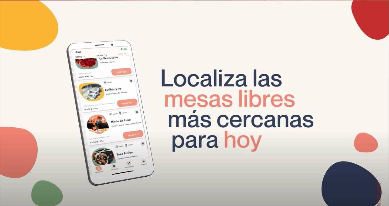Maybein te permite hacer reservas de última hora y en un futuro.