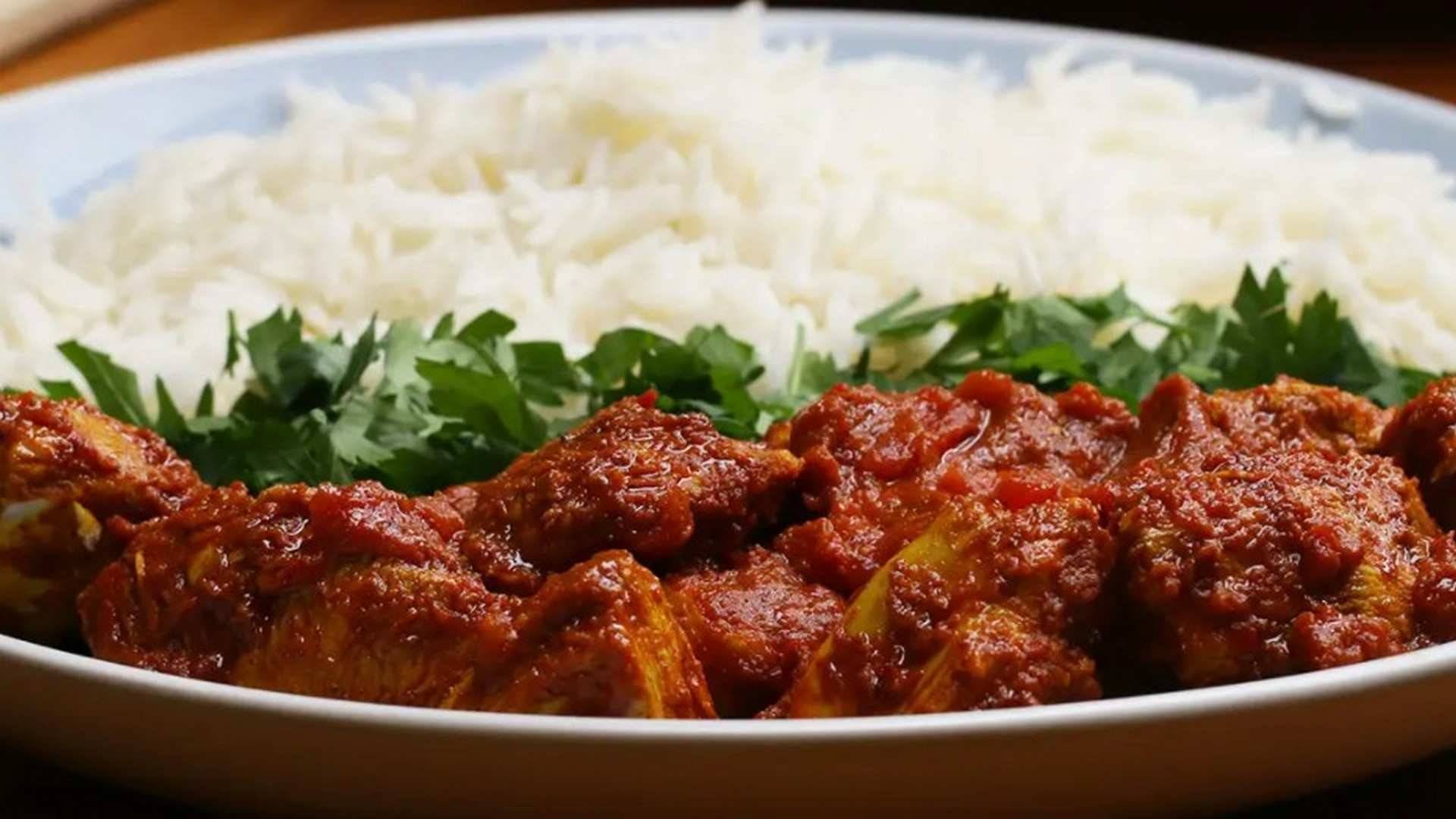 Receta de curry de pollo cremoso para Thermomix