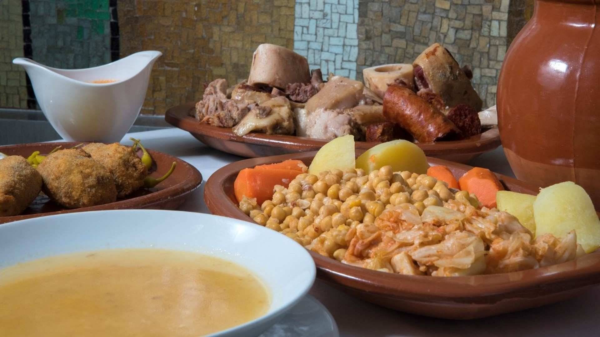 Cocido Madrileño en El café de la Ópera