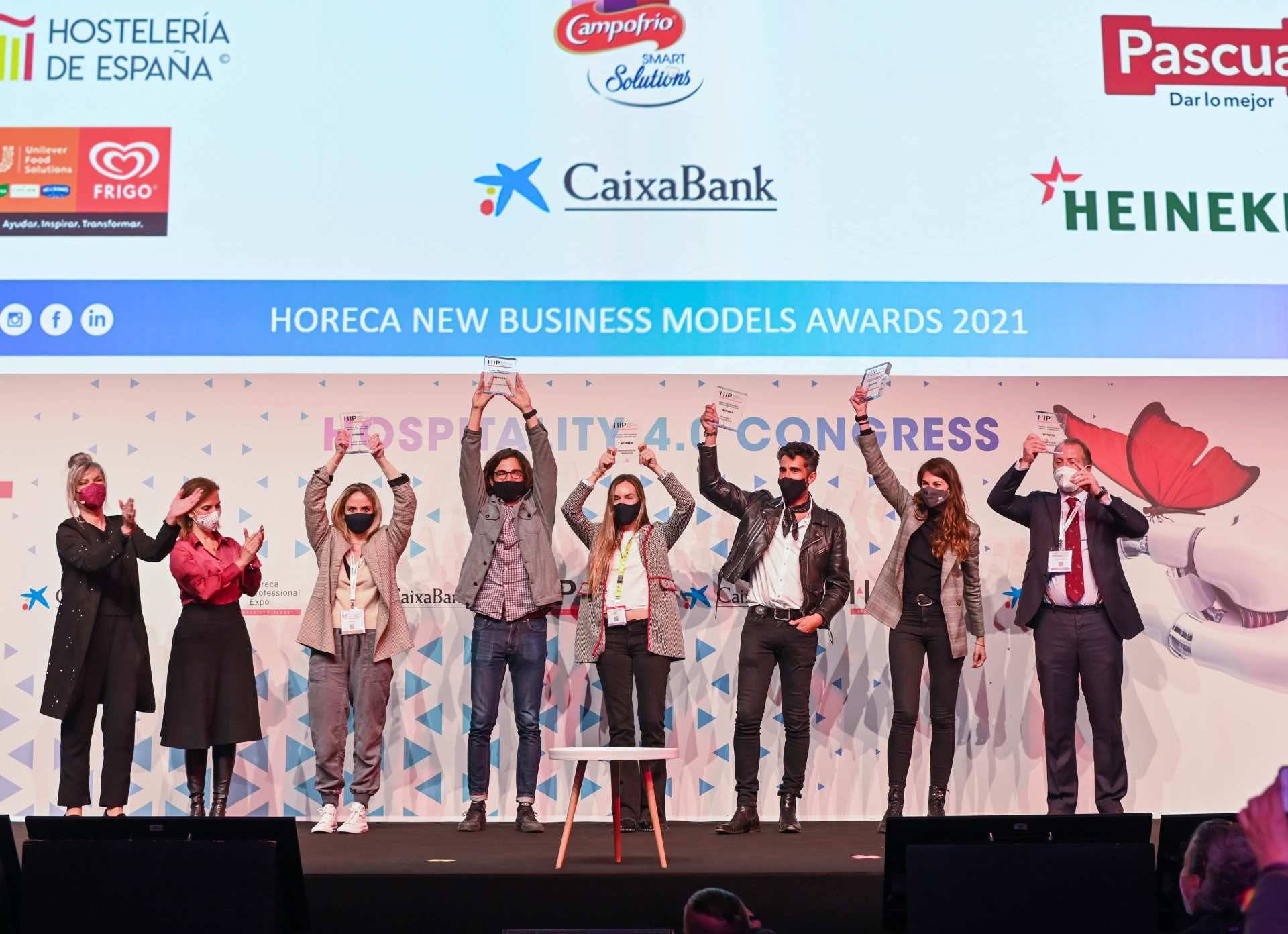 Los galardonados en los Horeca New Business Models Awards 2021 por sus proyectos innovadores