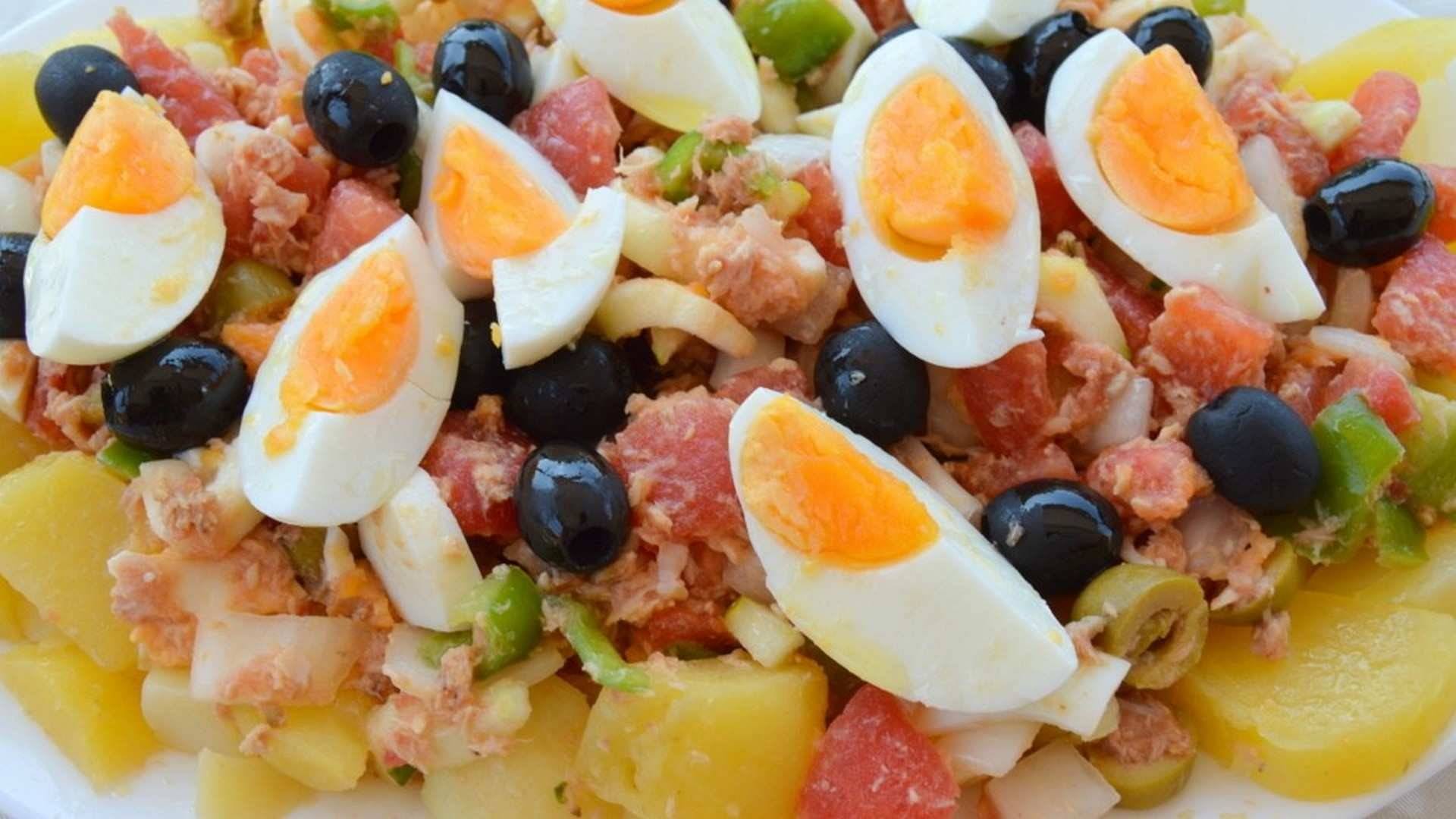 Receta de ensalada campera