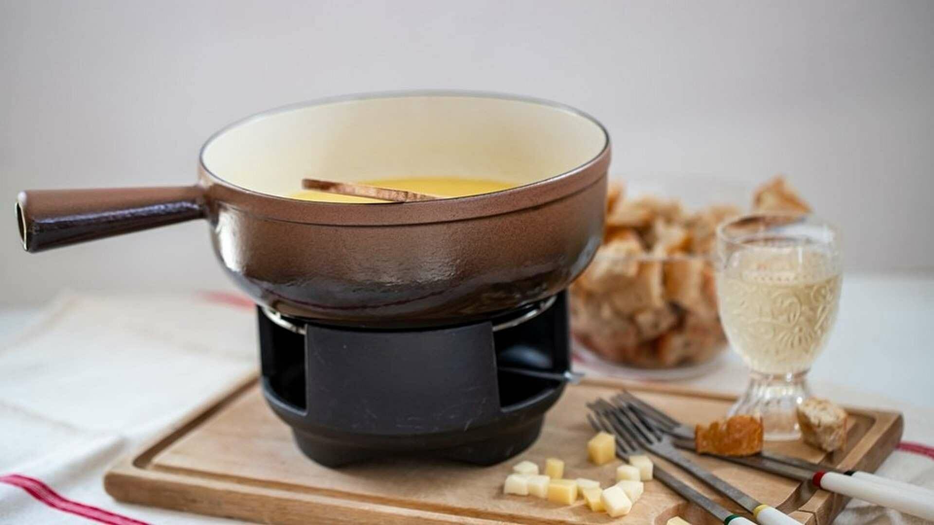 Receta fácil de Fondue de queso