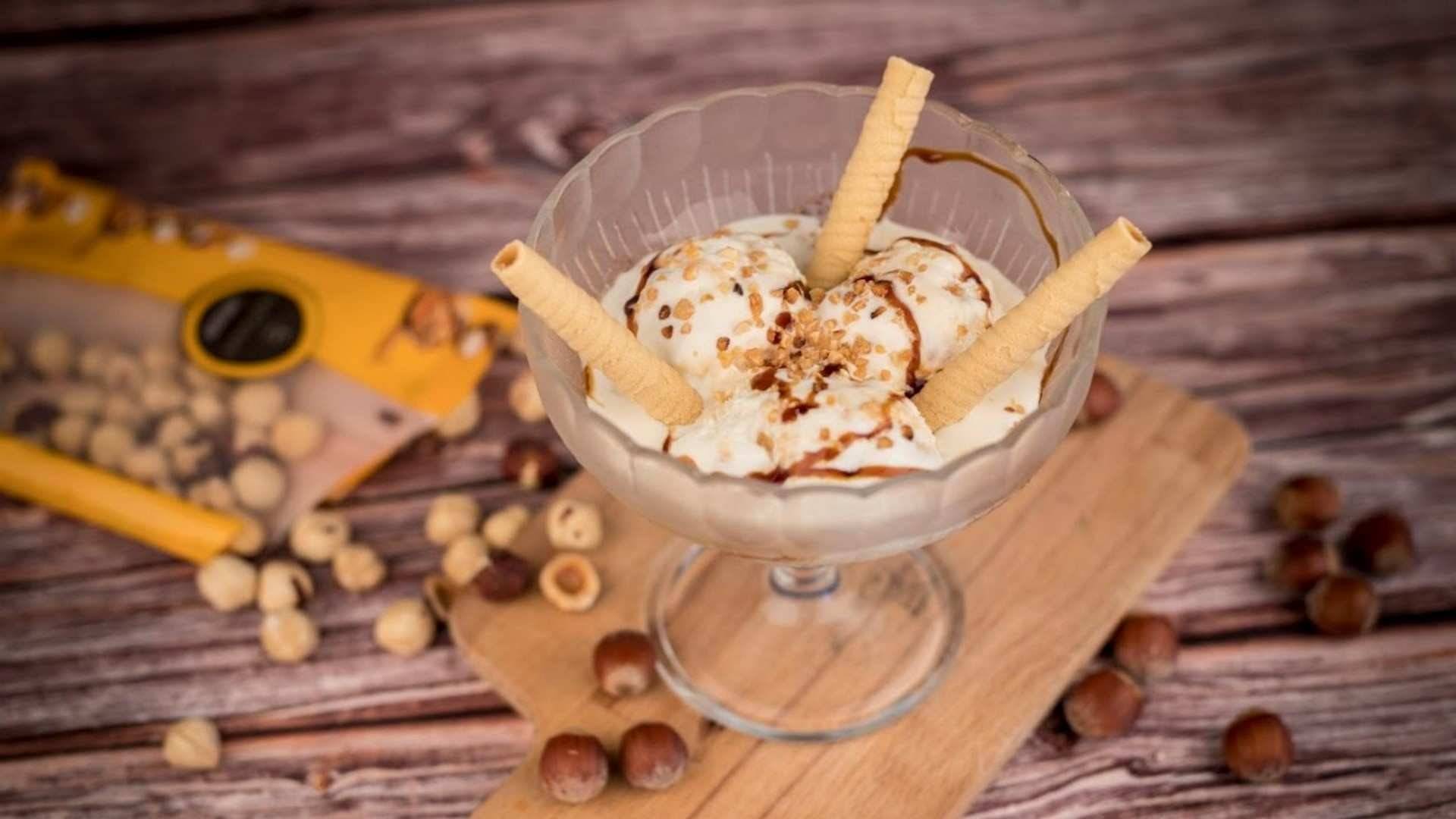 Receta de helado casero de Avellanas