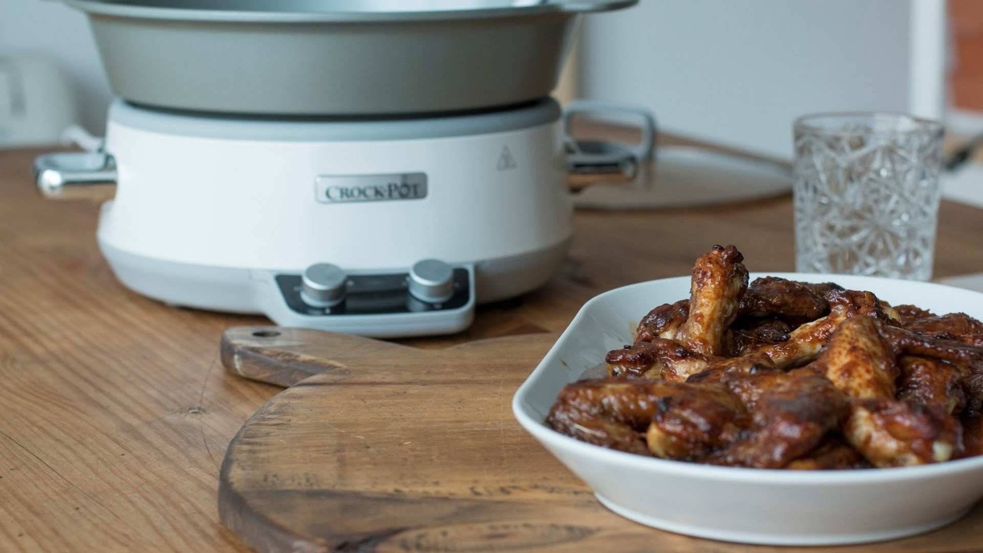 Receta de alitas glaseadas con Crock Pot