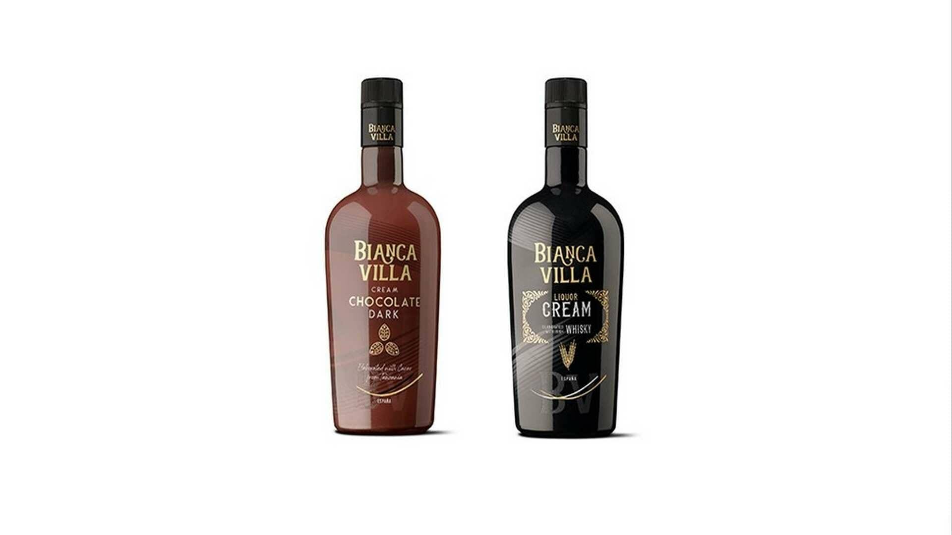 Cremas de licor de chocolate y de whisky Bianca Villa para alargar las sobremesas