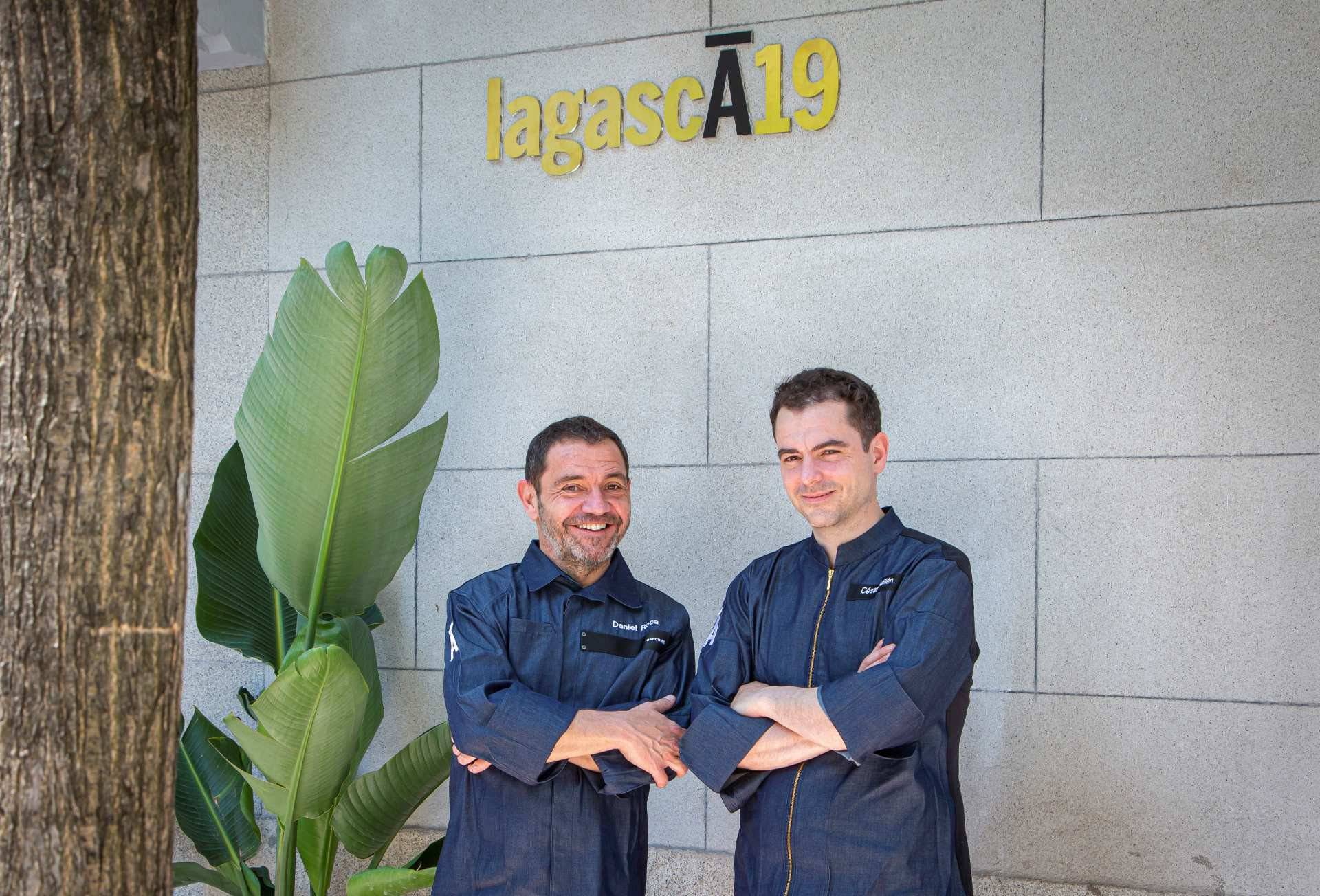 Daniel Roca (a la izda) y César Guillén, al frente de Lagasca19, en Madrid.