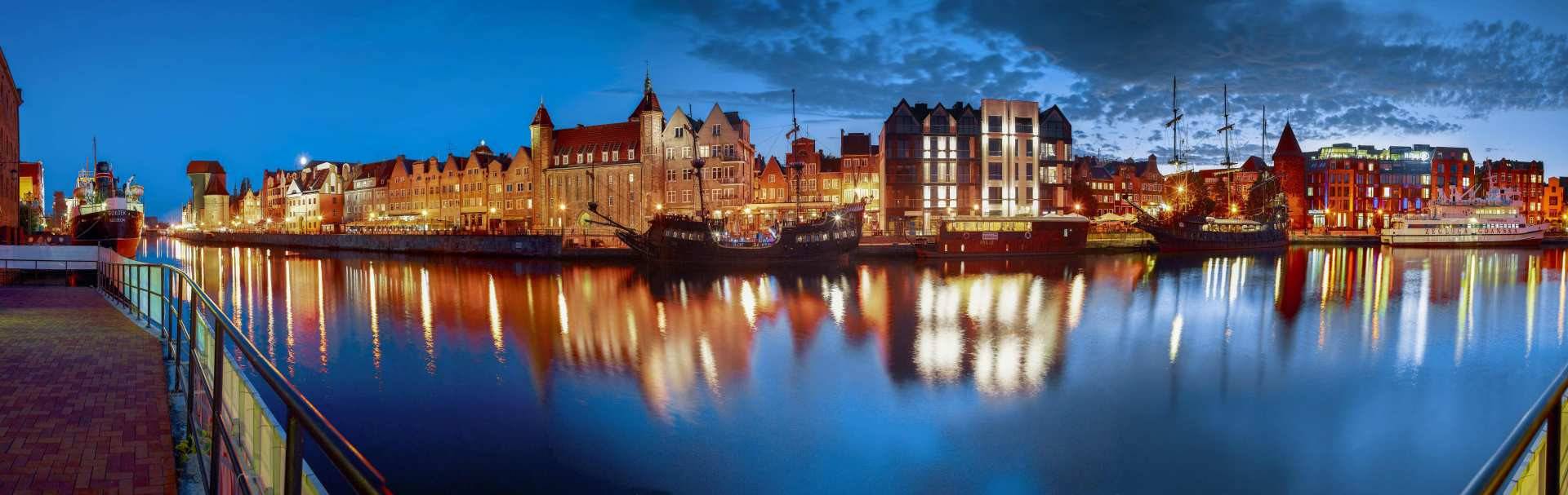 El puerto de Gdansk, capital de la Triciudad costera de Pomerania.