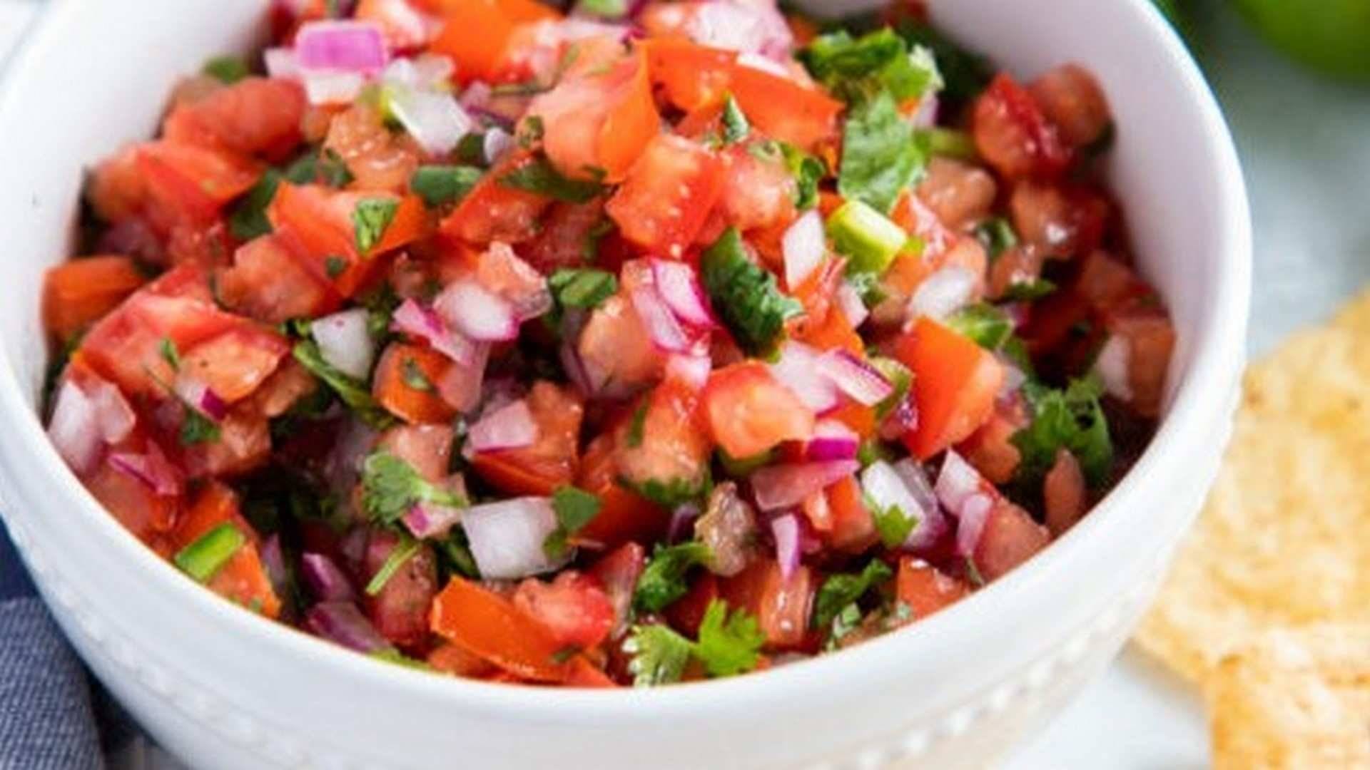 Receta de pico de gallo mexicano