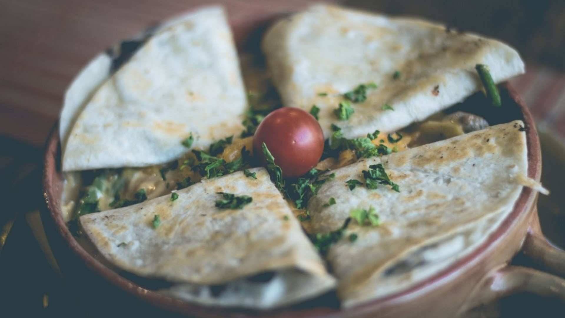Receta de quesadillas de setas y jamón serrano