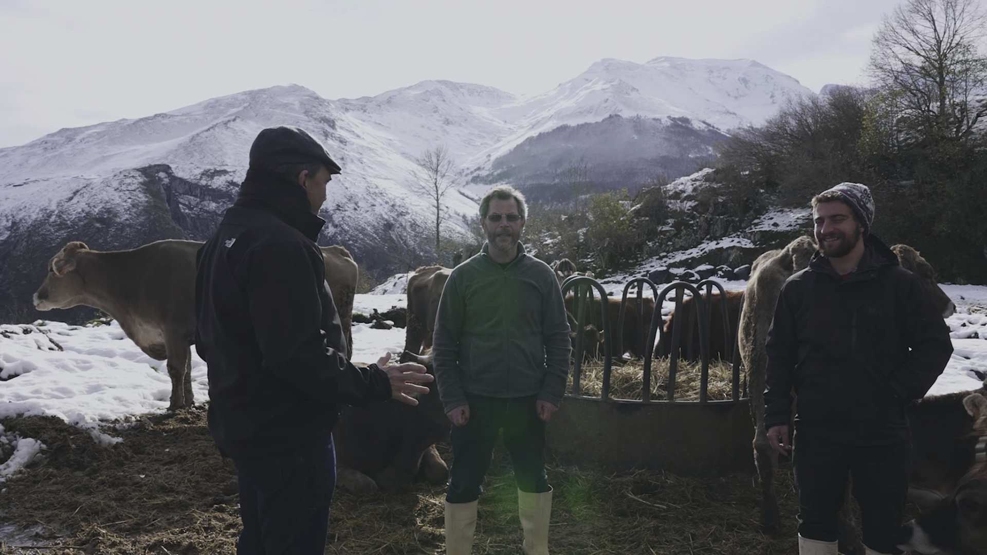 Jesús Sánchez, chef del Cenador de Amós, y Javier Campo, quesero cántabro.