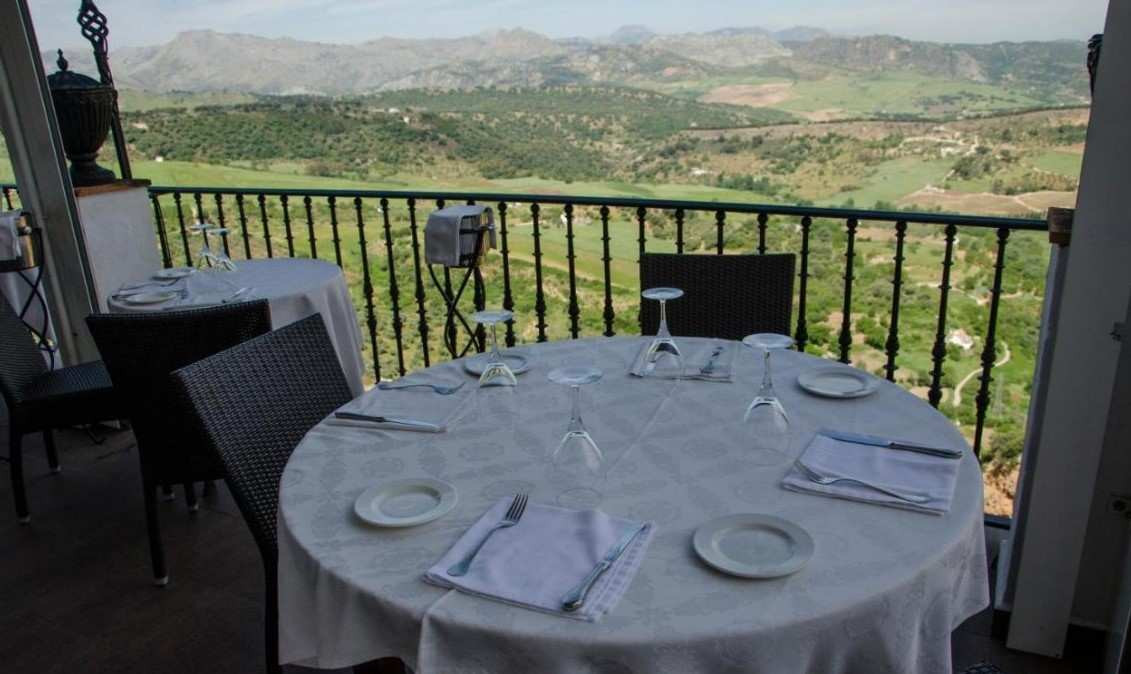 Las fabulosas vistas del restaurante del hotel Monte Lirio
