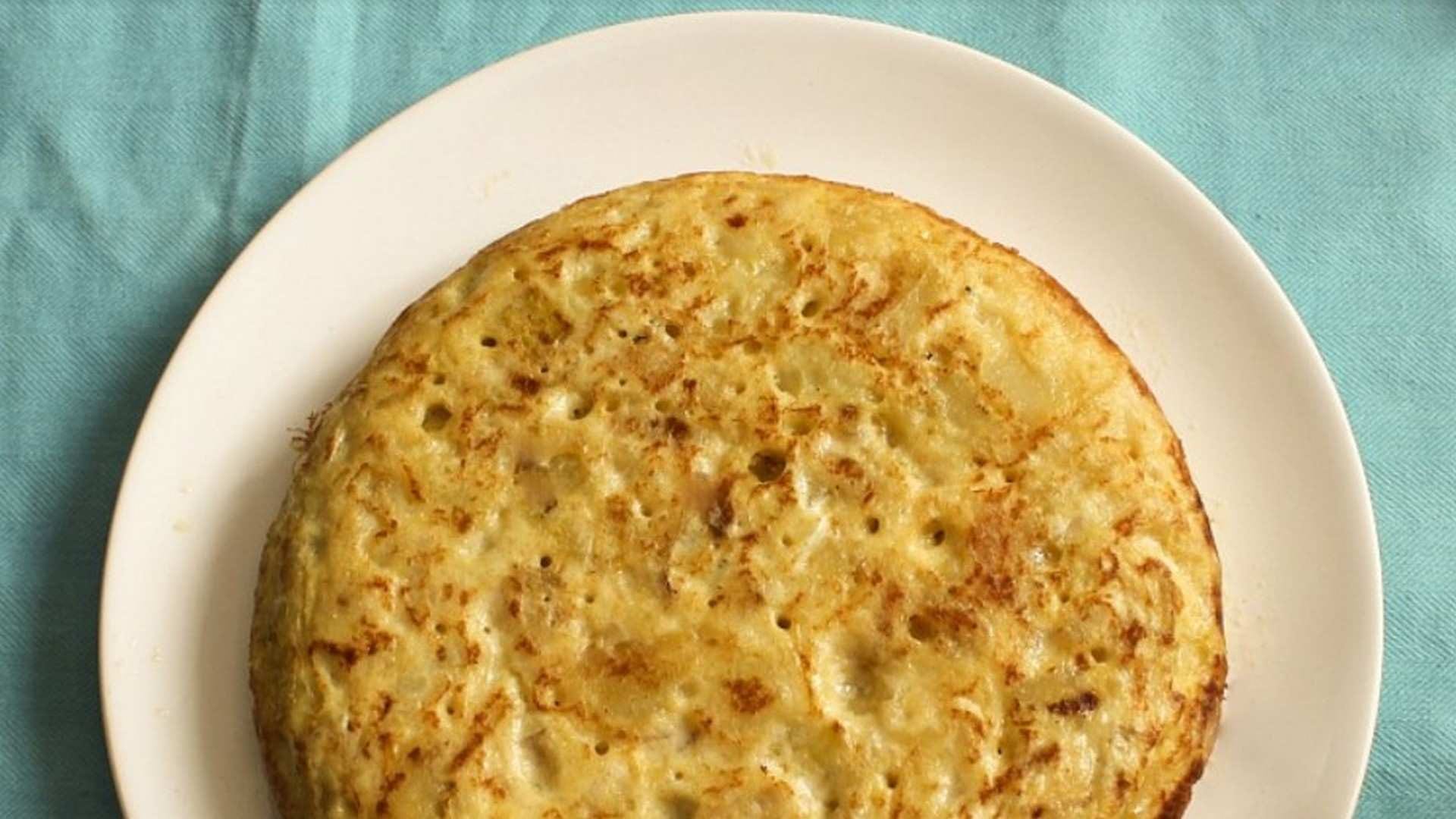 Receta de tortilla de patatas con microondas