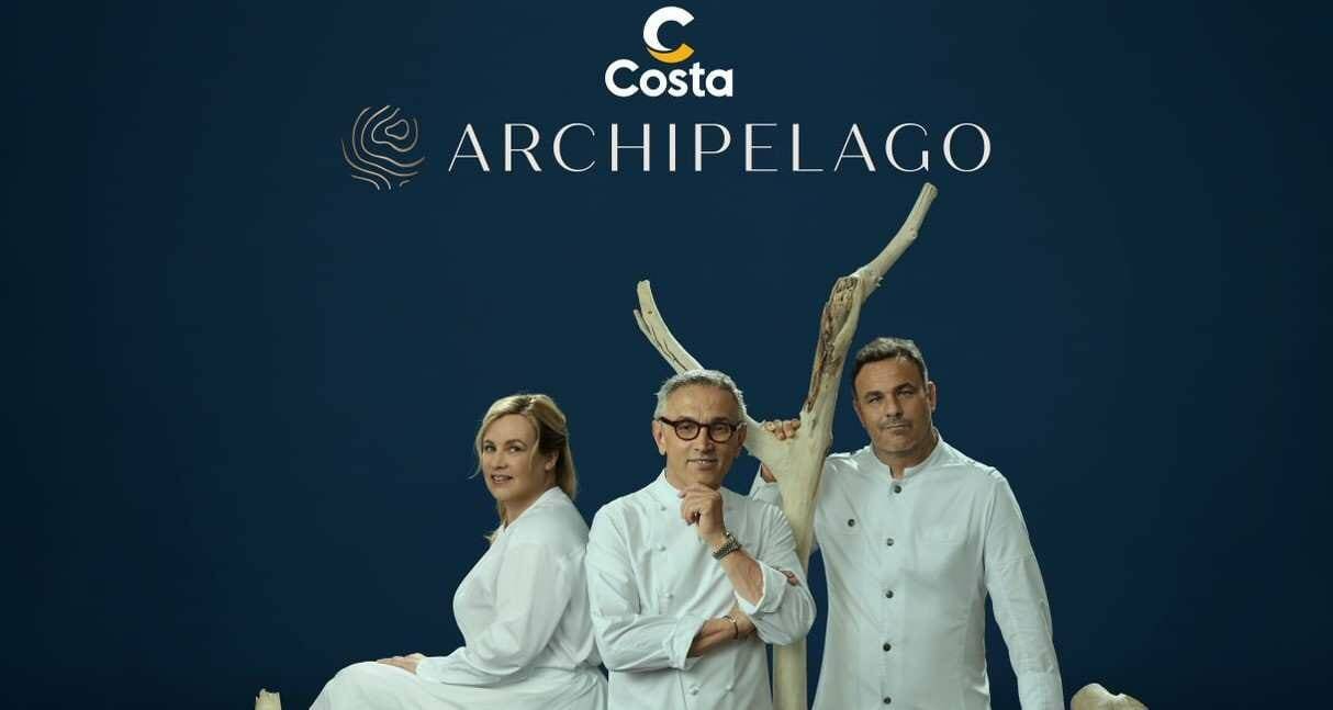 Los 3 chefs de Archipiélago: Helene Darroze, Bruno Barbieri y Ángel León.