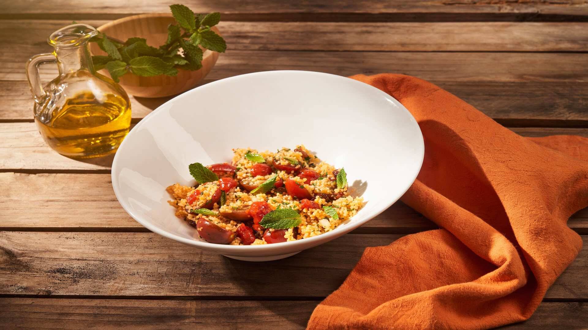 Tabulé de verduras,s un plato delicioso
