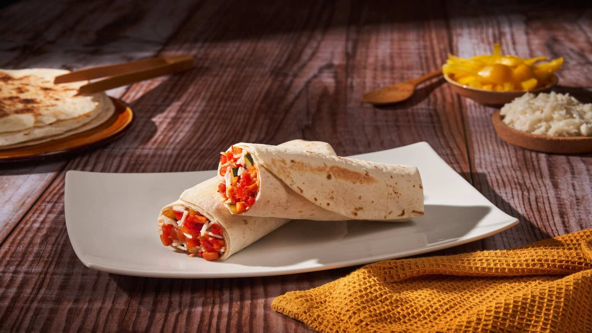 El Wrap de pavo a la mediterránea está riquísimo